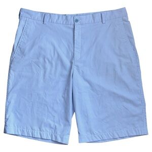 Nike Golf Seersucker Printed 11” Athletic Shorts Light Blue Pinstripe Men’s 36